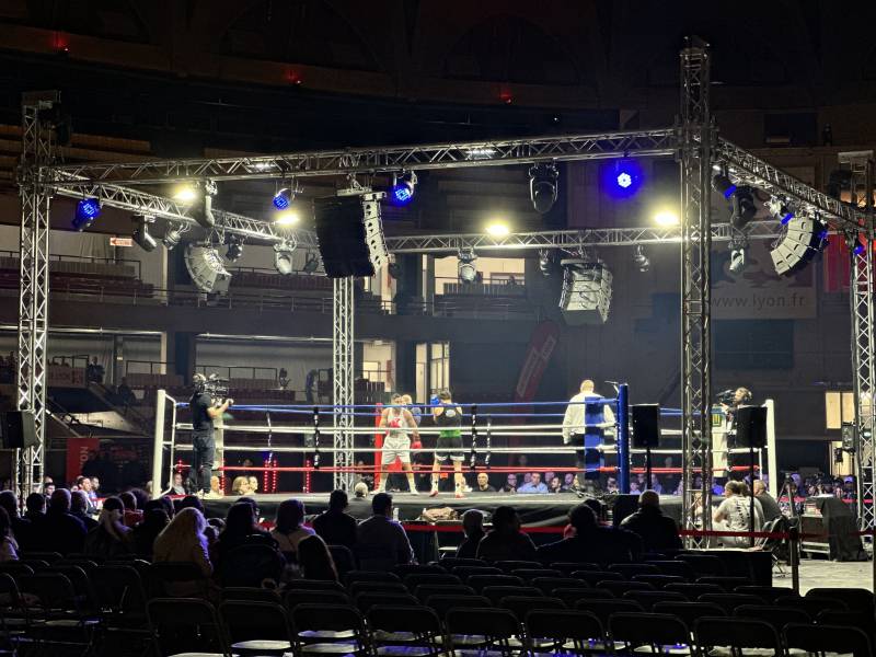 Gala de boxe au palais des sports de Gerland 2023 à Lyon