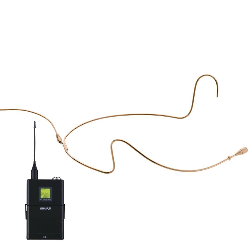 Micro serre tête omnidirectionnel beige DPA4065 avec liaison ULX SHURE