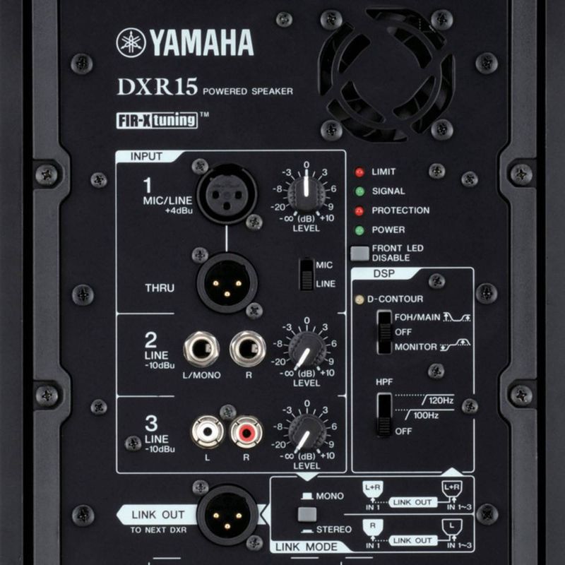 Arriere enceinte amplifiee DXR15 Yamaha Villefranche