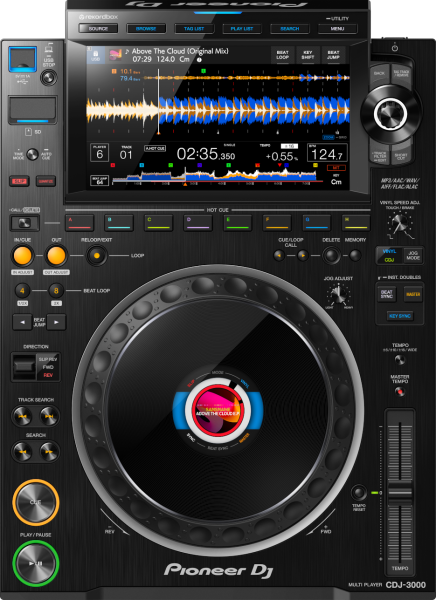 CDJ3000 Pioneer lecteur multimédia DJ professionnel