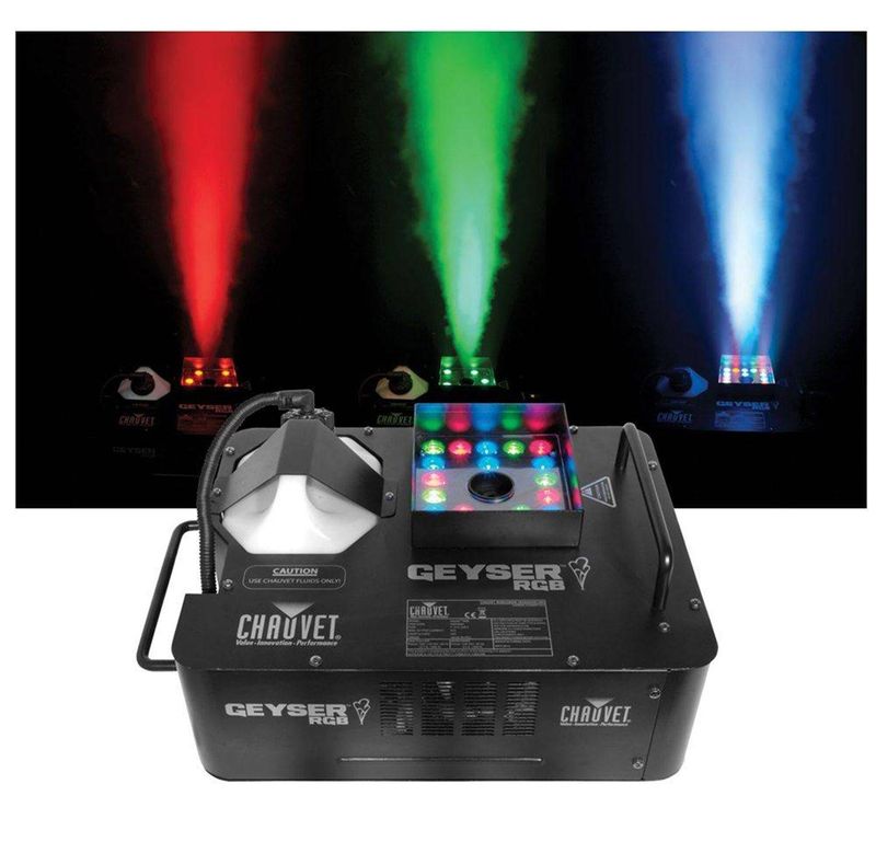 Machine à fumée 1500 W avec LED RGB GEYSER