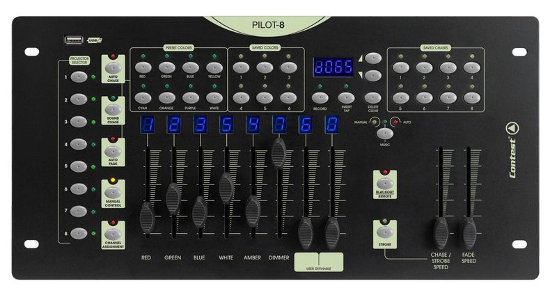 Commande programmable pour projecteur LED Pilot 8 Contest