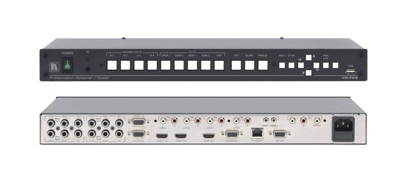 Sélecteur Scaler de présentation 9 entrées Kramer VP729