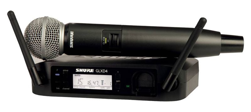Micro main Shure GLX-D SM58