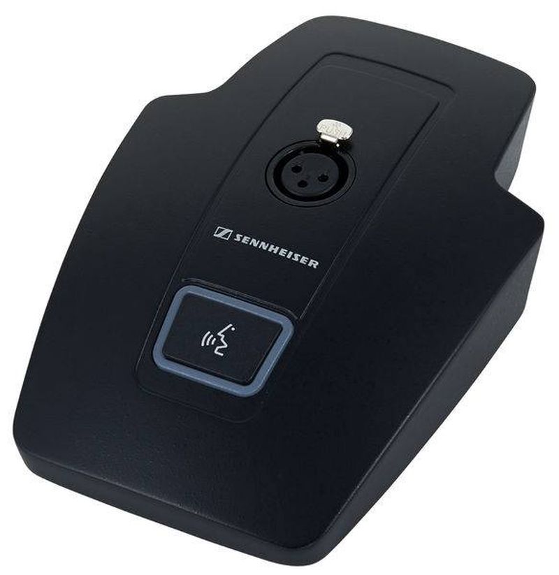 Socle micro table XLR avec bouton prise de parole