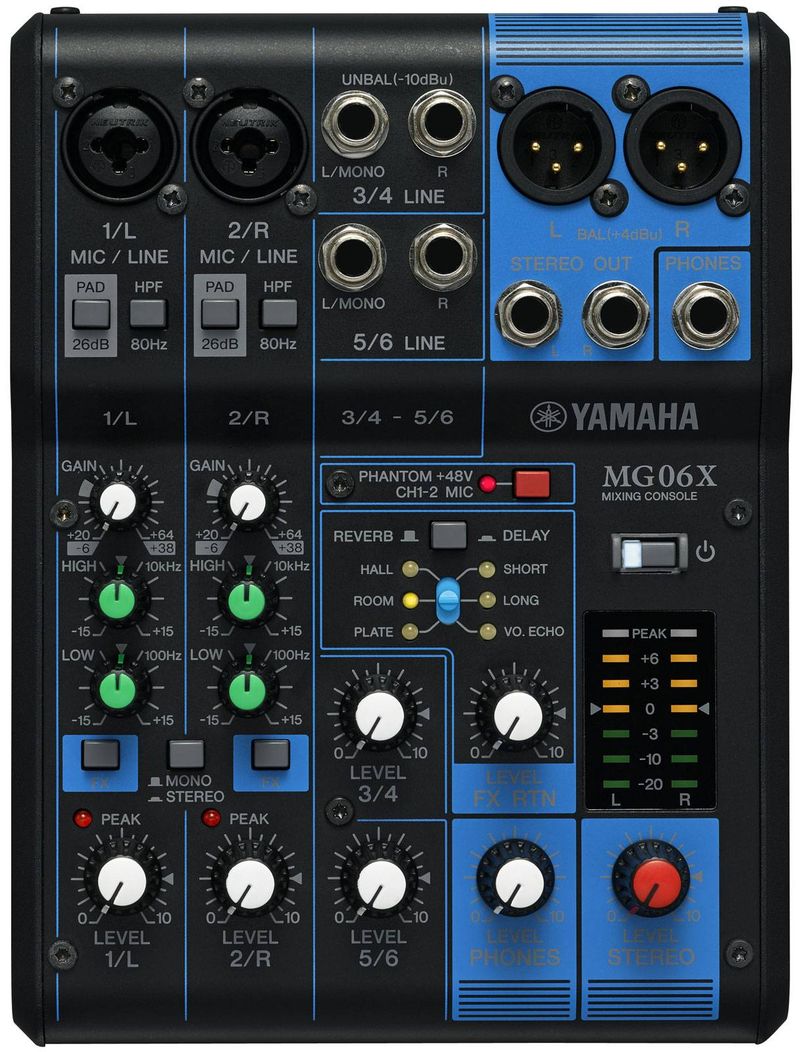 Location Console Yamaha MG06X