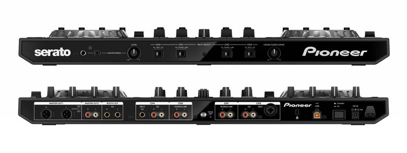 SERATO DDJ-SX2 Pioneer Avant et arrière